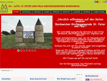 Tablet Screenshot of kirche-bardowick.de